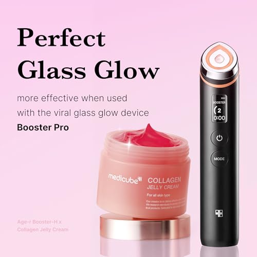 medicube Collagen Jelly Cream- Niacinamide & Freeze-Dried Hydrolyzed Collagen-Boosts skin barrier hydration & gives 24h Glow & Firmer looking skin | No artificial color, Korean skincare
