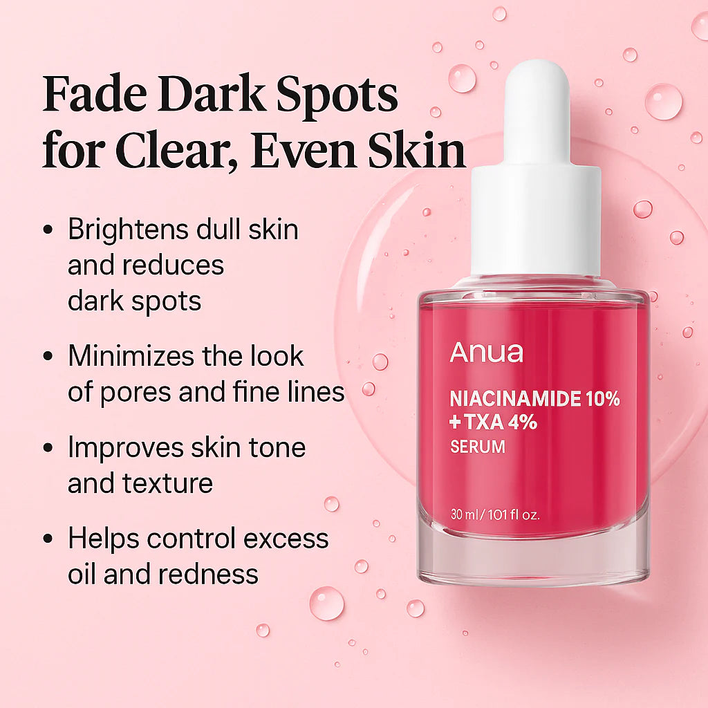 Anua Niacinamide 10% + TXA 4% Serum (30ml)