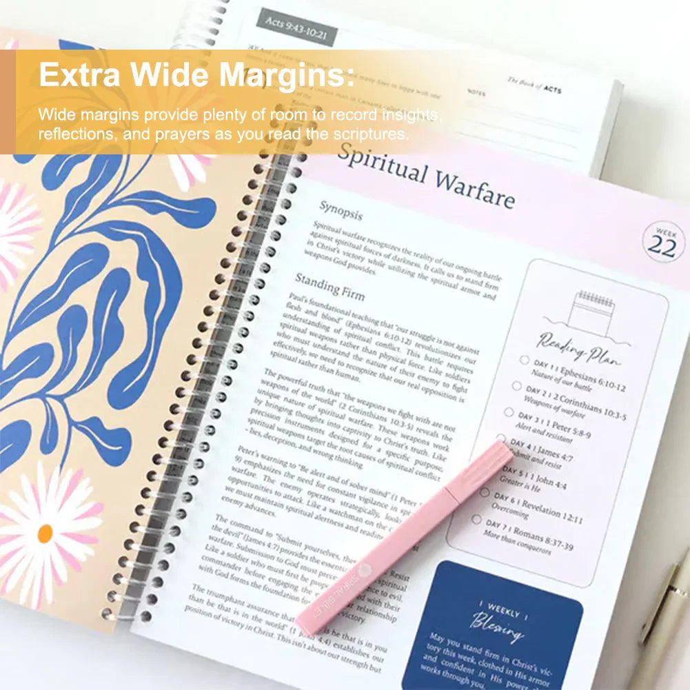 🙏🏼A 52-Week Journey Through God's Word(✨Hardcover)